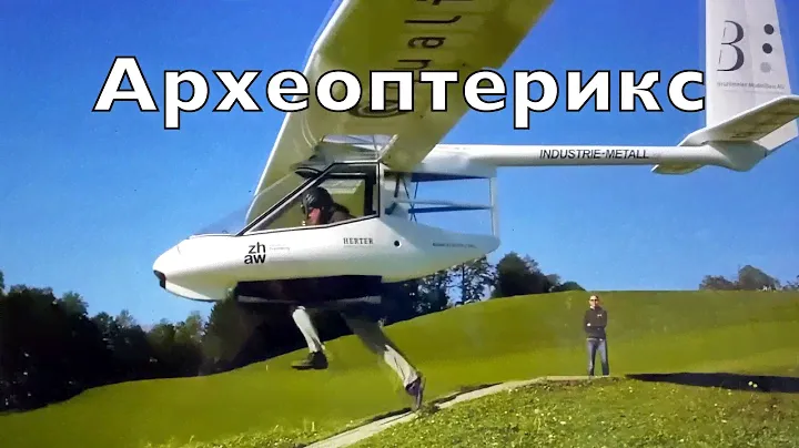 Archaeopteryx - бегом в небо. Швейцарский планер для волшебных полетов.