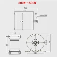 🛍 MY1020 36В 500 Вт обновленный бесщеточный мотор BM1109, мотор для велосипеда, Электрический квадроцикл, электрический мотоцикл, модифицированный двигатель постоянного тока