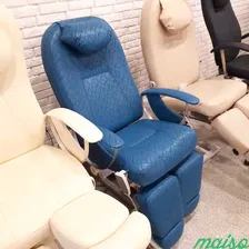 Кресло для педикюра, Юлия, 1 мотор, синий в Москве